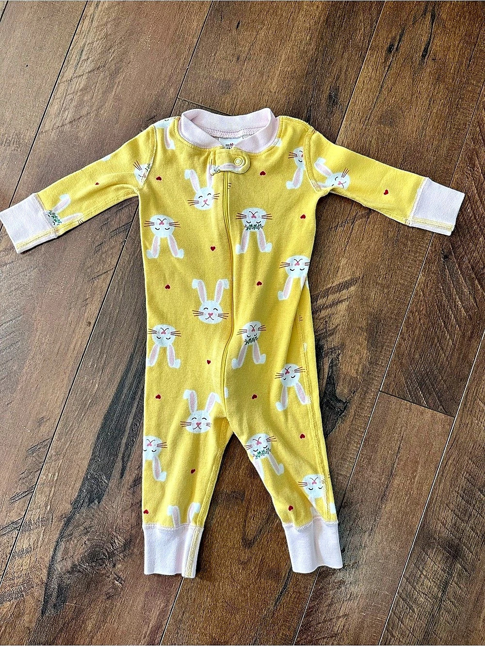 Hanna Andersson Organic Yellow Bunny Sleeper